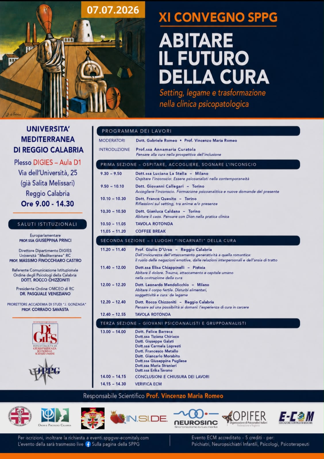 ABITARE IL FUTURO DELLA CURA SETTING, LEGAME E TRASFORMAZIONE NELLA CLINICA PSICOPATOLOGICA